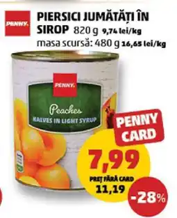 Penny Piersici jumătăți în sirop Ofertă