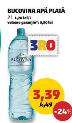 Penny BUCOVINA APĂ PLATĂ Ofertă