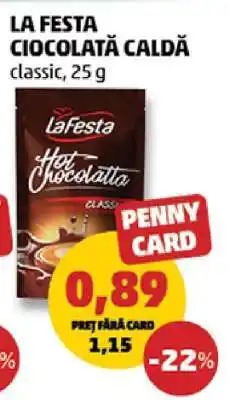 Penny LA FESTA CIOCOLATĂ CALDĂ Ofertă