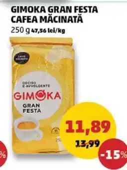 Penny Gimoka Gran Festa Cafea Măcinată Ofertă