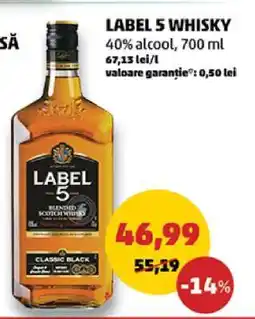 Penny LABEL 5 Whisky Ofertă