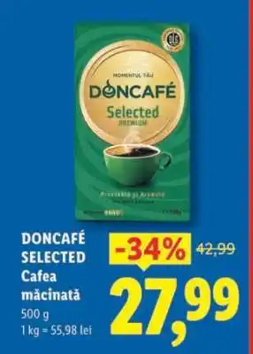 DONCAFÉ SELECTED CAFEA MĂCINATĂ