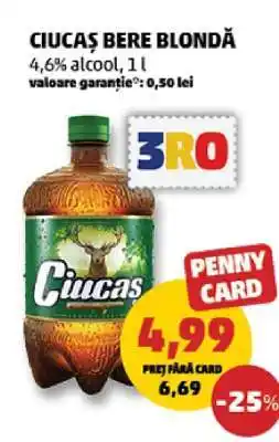 Penny CIUCAŞ Bere blondă Ofertă