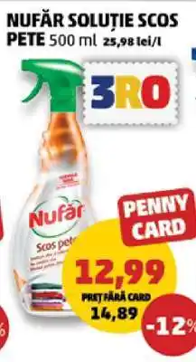 Penny NUFĂR SOLUTIE SCOS PETE 500 ml Ofertă