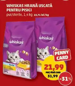 Penny WHISKAS Hrană uscată pentru pisici Ofertă