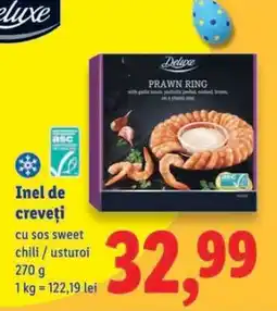 Lidl Inel de creveți Ofertă