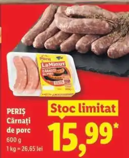 Lidl Periș Cârnați de porc Ofertă