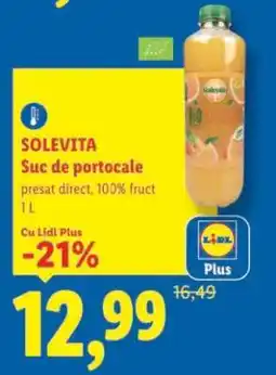 Lidl Solevita Suc de portocale Ofertă