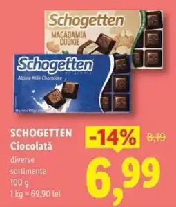 Lidl SCHOGETTEN Ciocolată Ofertă