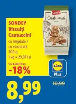 Lidl SONDEY Biscuiți Cantuccini Ofertă
