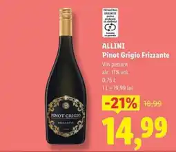 Lidl ALLINI Pinot Grigio Frizzante Ofertă