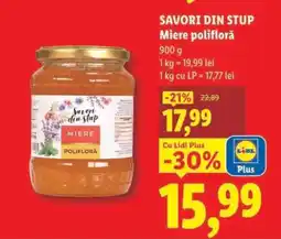 Lidl Savori din stup Miere polifloră Ofertă
