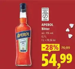Lidl Aperol Bitter Ofertă