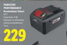 Lidl Parkside Performance Acumulator Smart Ofertă