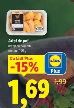 Lidl Aripi de pui Ofertă