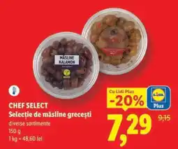 Lidl Chef Select Selecție de măsline grecești Ofertă