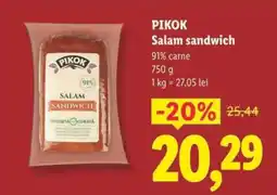 Lidl Pikok Salam Sandwich Ofertă