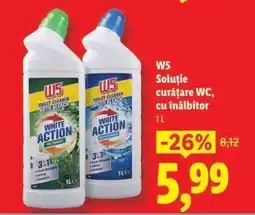 Lidl W5 Soluție curățare WC, cu înălbitor Ofertă