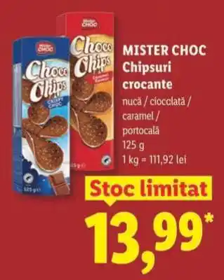 MISTER CHOC Chipsuri crocante