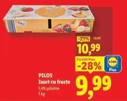 Lidl Pilos Iaurt cu fructe Ofertă