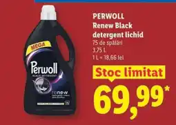 Lidl PERWOLL RENEW BLACK DETERGENT LICHID Ofertă