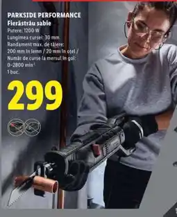 Lidl Parkside Performance Fierăstrău sabie Ofertă