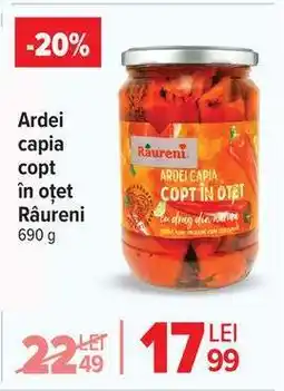 Carrefour Ardei capia copt în oțet Râureni Ofertă