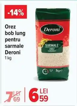 Carrefour Orez bob lung pentru sarmale Deroni 1 kg Ofertă