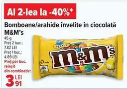 Carrefour M&M's Peanut Chocolate Candies Ofertă