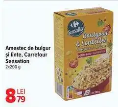 Carrefour Amestec de bulgur și linte, Carrefour Sensation Ofertă