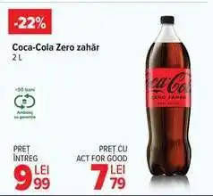 Carrefour Coca-Cola Zero zahăr Ofertă