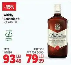 Carrefour Whisky Ballantine's Ofertă