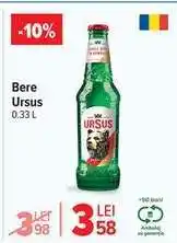 Carrefour Bere Ursus 0.33 L Ofertă