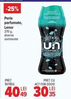 Carrefour Perle parfumate, Lenor Ofertă