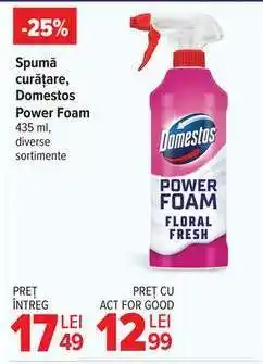 Carrefour Spumă curățare, Domestos Power Foam Ofertă