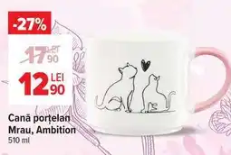 Carrefour Cană porțelan Mrau, Ambition Ofertă