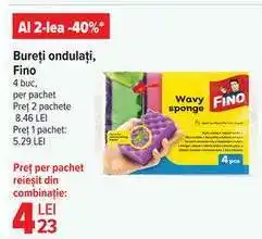 Carrefour Bureți ondulați Fino Ofertă