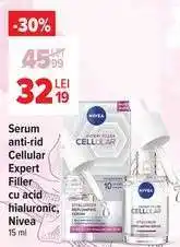 Carrefour Serum anti-rid Cellular Expert Filler cu acid hialuronic, Nivea Ofertă