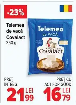 Carrefour Telemea de vacă Covalact Ofertă