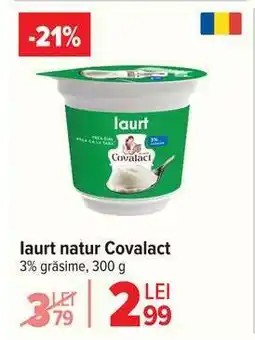 Carrefour Iaurt natur Covalact Ofertă