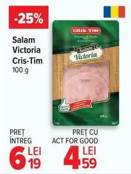 Carrefour Salam Victoria Cris-Tim 100 g Ofertă