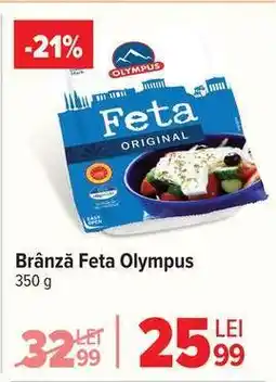 Carrefour Brânză Feta Olympus Ofertă