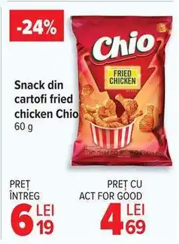 Carrefour Chio Fried Chicken Snack Ofertă
