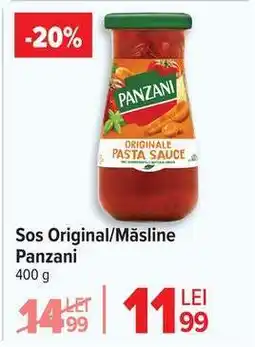 Carrefour Sos Original/Măsline Panzani Ofertă