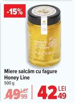 Carrefour Miere salcâm cu fagure Honey Line Ofertă