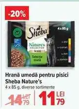 Carrefour Hrană umedă pentru pisici Sheba Nature's Ofertă