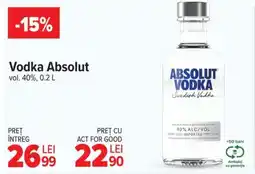 Carrefour Vodka Absolut Ofertă