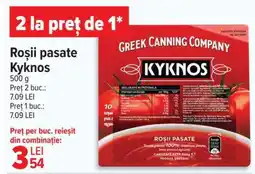 Carrefour Roșii pasate Kyknos Ofertă