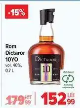 Carrefour Rom Dictador 10YO Ofertă