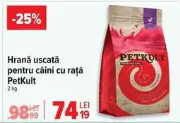 Carrefour Hrană uscată pentru câini cu rață PetKult Ofertă